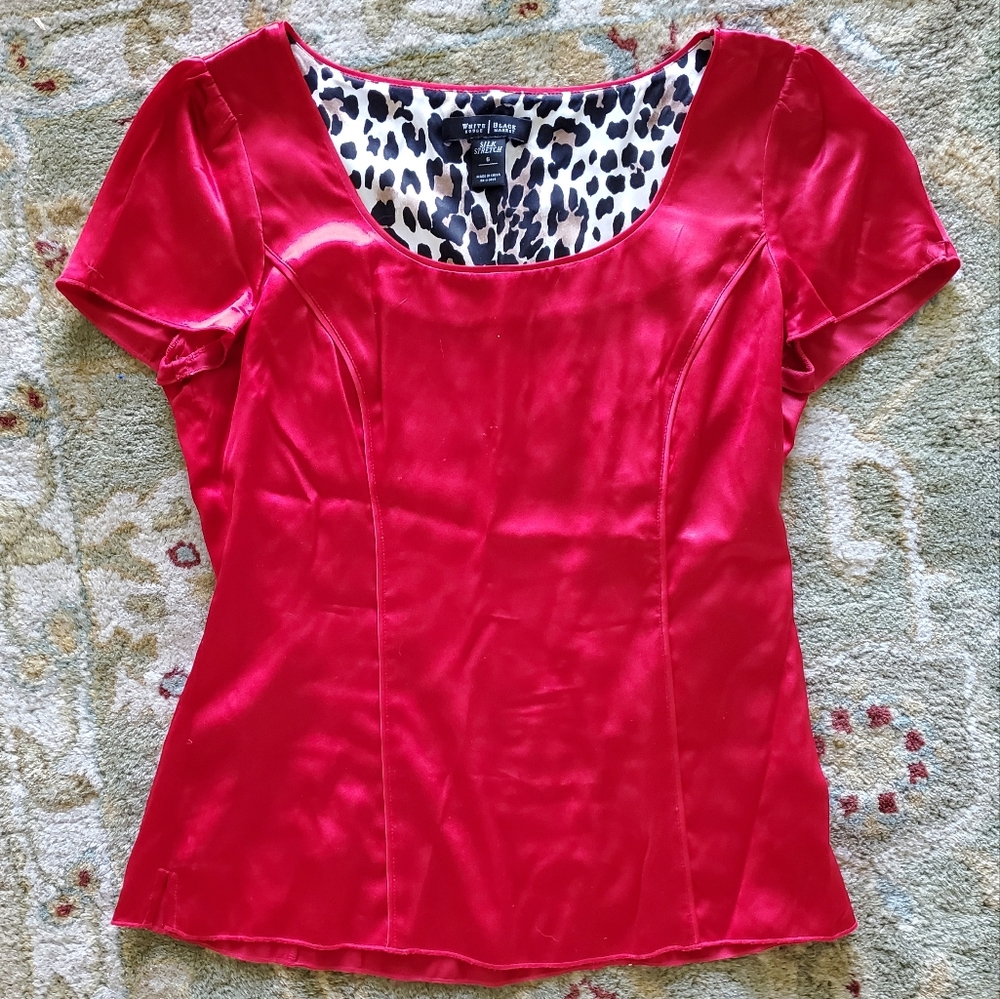 WHBM Silk Blouse